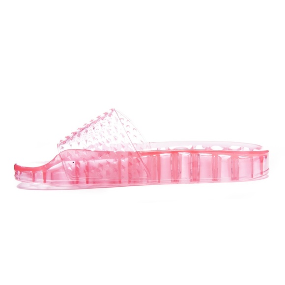 NEW Chinese Laundry Pink Clear Pool Jelly Slide Sandal - Picture 5 of 14